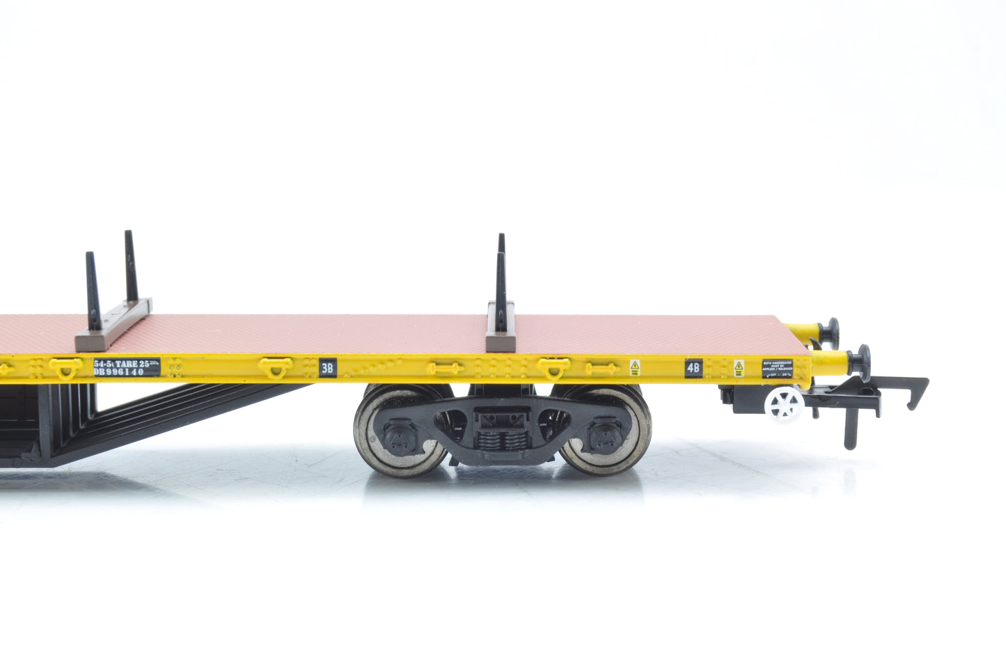 Flangeway 4mm OO Gauge SA012 Engineers Yellow Salmon Wagon w/Modern ASF Bogies DB996140